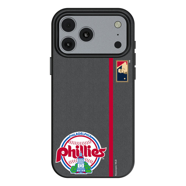 Philadelphia Phillies 1984-1991 - Cooperstown Collection Sidebar iPhone MagSafe Compatible Phone Case for Apple iPhone