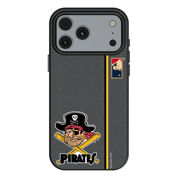 Pittsburgh Pirates 1958-1966 - Cooperstown Collection Sidebar iPhone MagSafe Compatible Phone Case for Apple iPhone