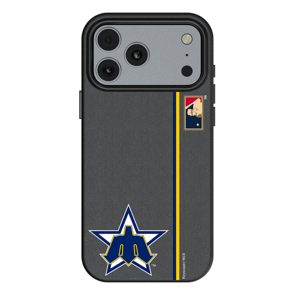 Seattle Mariners 1981-1986 - Cooperstown Collection Sidebar iPhone MagSafe Compatible Phone Case for Apple iPhone