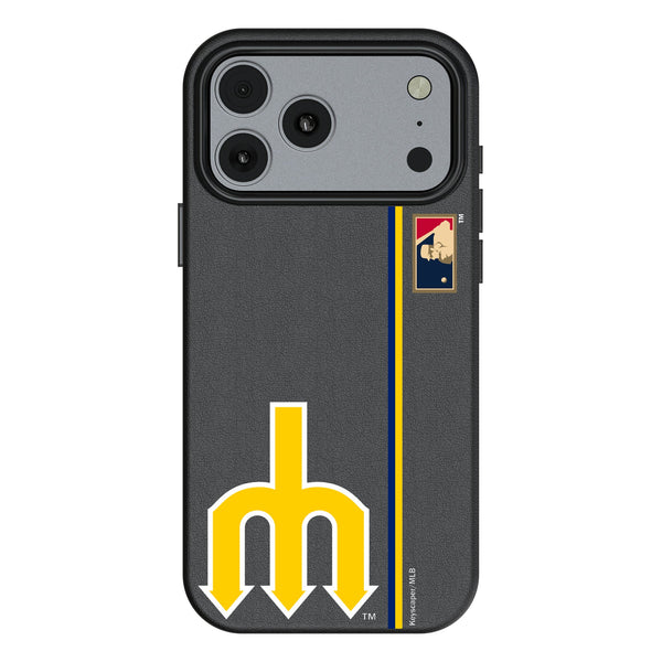 Seattle Mariners 1977-1980 - Cooperstown Collection Sidebar iPhone MagSafe Compatible Phone Case for Apple iPhone