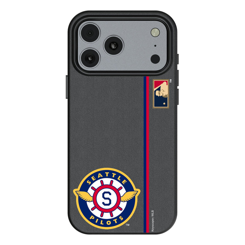 Seattle Pilots 1969 - Cooperstown Collection Sidebar iPhone MagSafe Compatible Phone Case for Apple iPhone