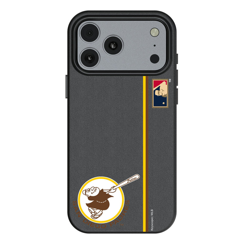 San Diego Padres 1969-1984 - Cooperstown Collection Sidebar iPhone MagSafe Compatible Phone Case for Apple iPhone