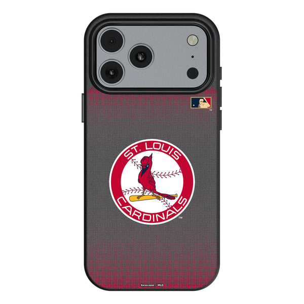 St Louis Cardinals 1966-1997 - Cooperstown Collection Linen iPhone MagSafe Compatible Phone Case for Apple iPhone