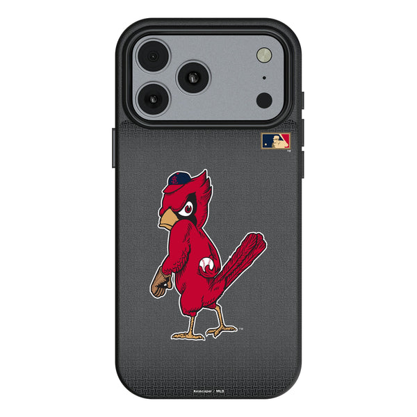 St Louis Cardinals 1950s - Cooperstown Collection Linen iPhone MagSafe Compatible Phone Case for Apple iPhone