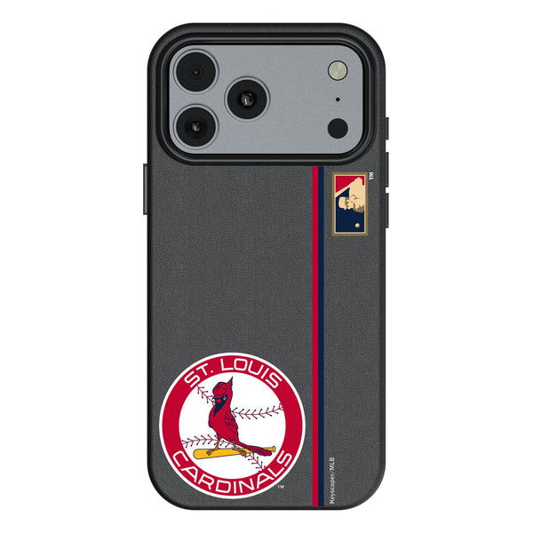 St Louis Cardinals 1966-1997 - Cooperstown Collection Sidebar iPhone MagSafe Compatible Phone Case for Apple iPhone