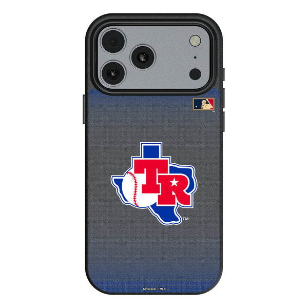 Texas Rangers 1981-1983 - Cooperstown Collection Linen iPhone MagSafe Compatible Phone Case for Apple iPhone