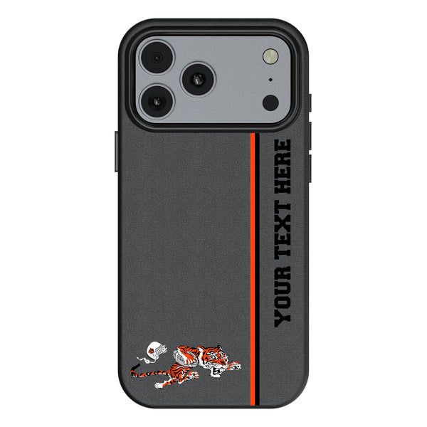Cincinnati Bengals Historic Collection Personalized Sidebard iPhone MagSafe Compatible Phone Case for Apple iPhone