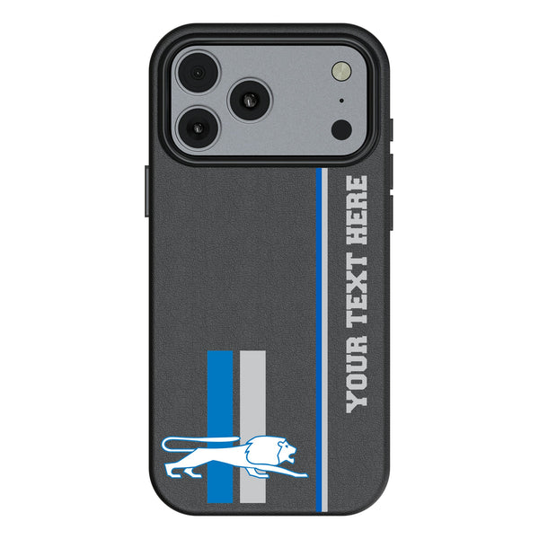 Detroit Lions Retro Personalized Sidebard iPhone MagSafe Compatible Phone Case for Apple iPhone