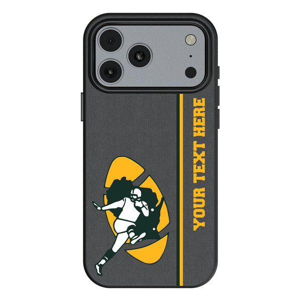 Green Bay Packers Historic Collection Personalized Sidebard iPhone MagSafe Compatible Phone Case for Apple iPhone