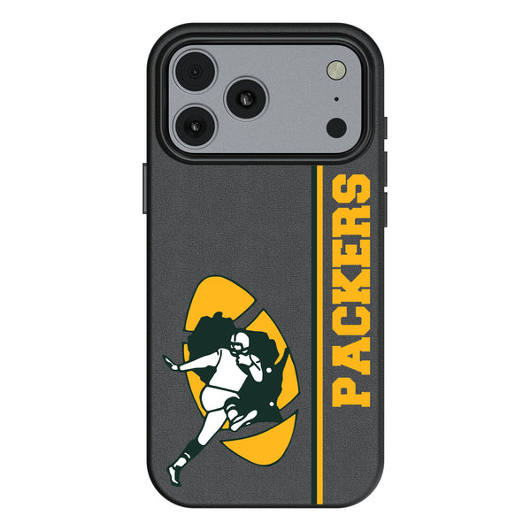 Green Bay Packers Historic Collection Sidebar iPhone MagSafe Compatible Phone Case for Apple iPhone