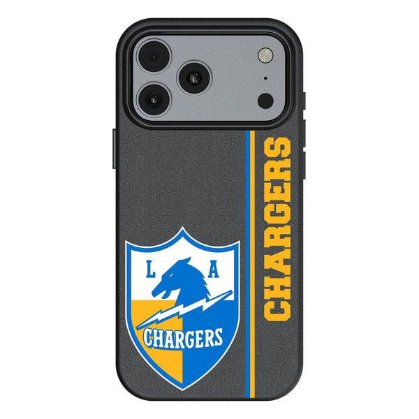 Los Angeles Chargers Historic Collection Sidebar iPhone MagSafe Compatible Phone Case for Apple iPhone
