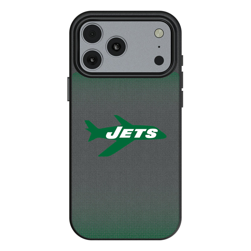 New York Jets 1963 Historic Collection Linen iPhone MagSafe Compatible Phone Case for Apple iPhone