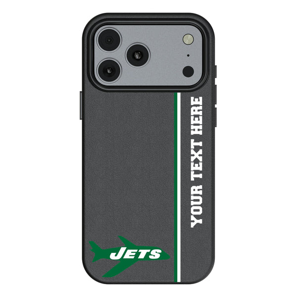 New York Jets 1963 Historic Collection Personalized Sidebard iPhone MagSafe Compatible Phone Case for Apple iPhone