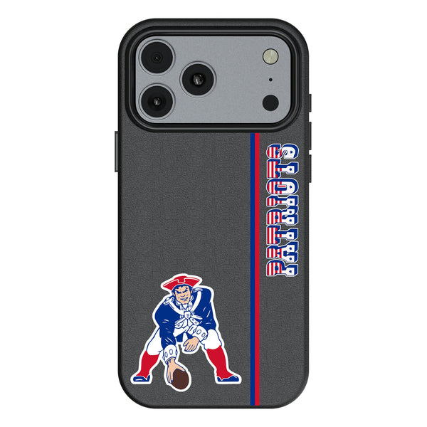 New England Patriots Historic Collection Sidebar iPhone MagSafe Compatible Phone Case for Apple iPhone