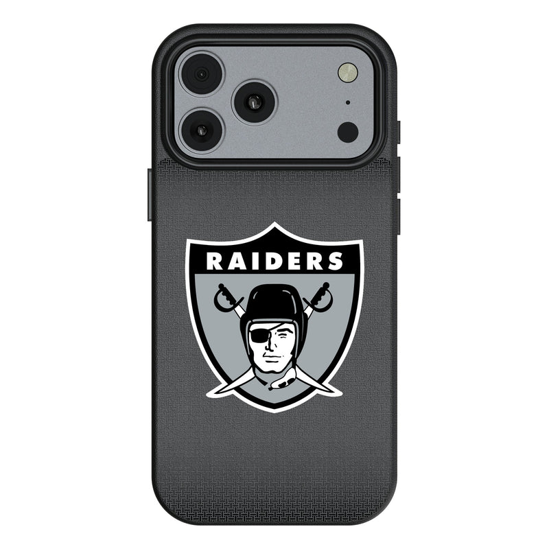 Oakland Raiders 1963 Historic Collection Linen iPhone MagSafe Compatible Phone Case for Apple iPhone
