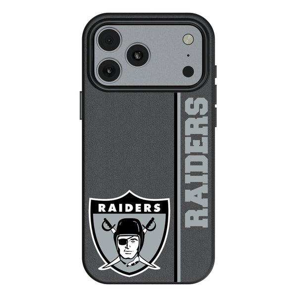 Oakland Raiders 1963 Historic Collection Sidebar iPhone MagSafe Compatible Phone Case for Apple iPhone