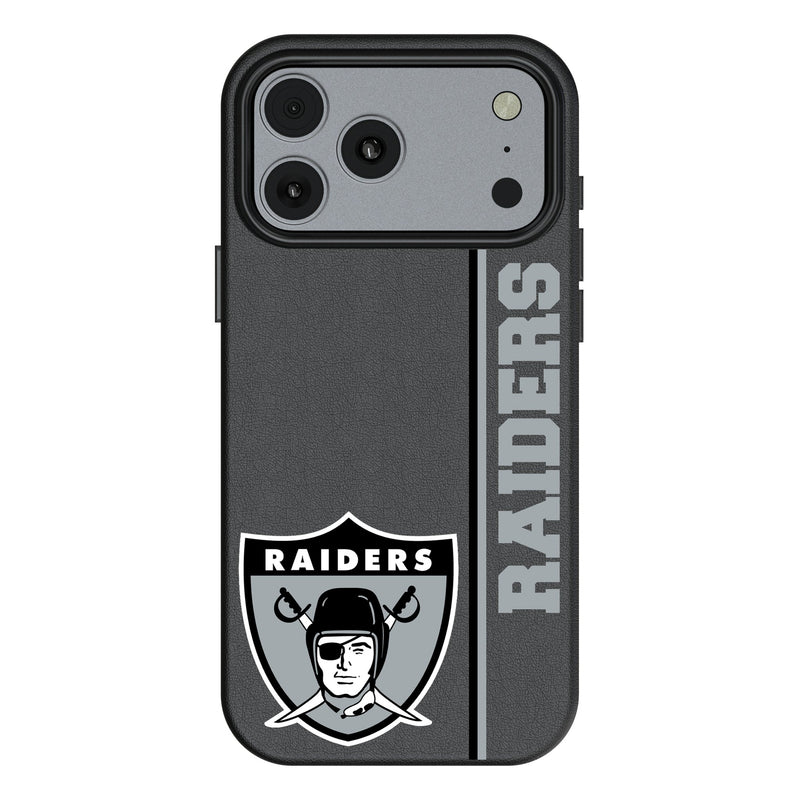 Oakland Raiders 1963 Historic Collection Sidebar iPhone MagSafe Compatible Phone Case for Apple iPhone