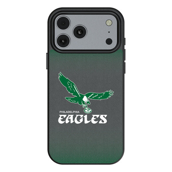 Philadelphia Eagles 1973-1995 Historic Collection Linen iPhone MagSafe Compatible Phone Case for Apple iPhone