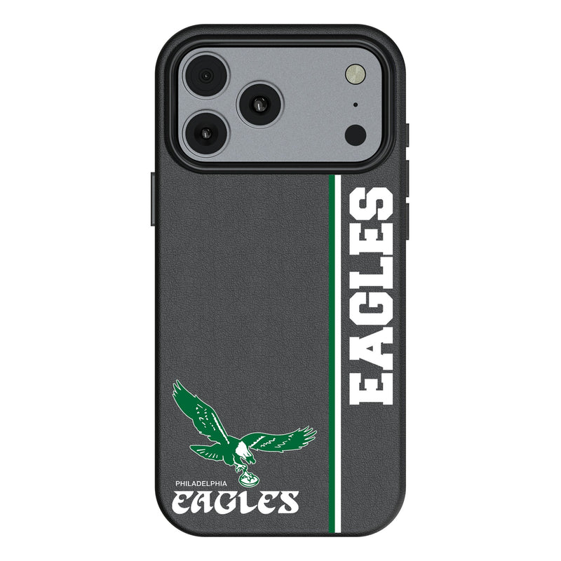 Philadelphia Eagles 1973-1995 Historic Collection Sidebar iPhone MagSafe Compatible Phone Case for Apple iPhone