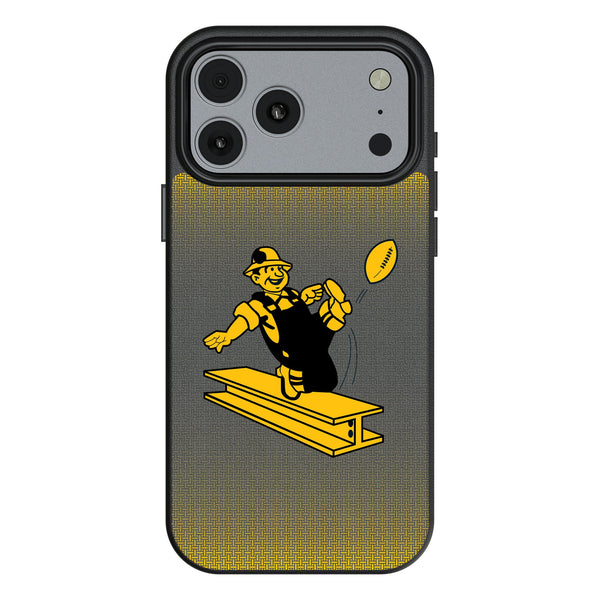Pittsburgh Steelers 1961 Historic Collection Linen iPhone MagSafe Compatible Phone Case for Apple iPhone
