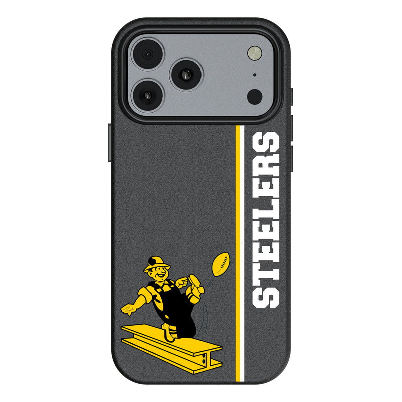 Pittsburgh Steelers 1961 Historic Collection Sidebar iPhone MagSafe Compatible Phone Case for Apple iPhone