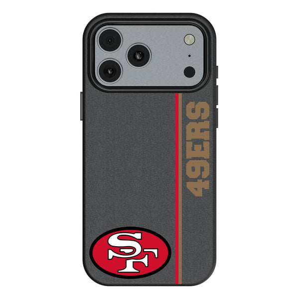 San Francisco 49ers Historic Collection Sidebar iPhone MagSafe Compatible Phone Case for Apple iPhone