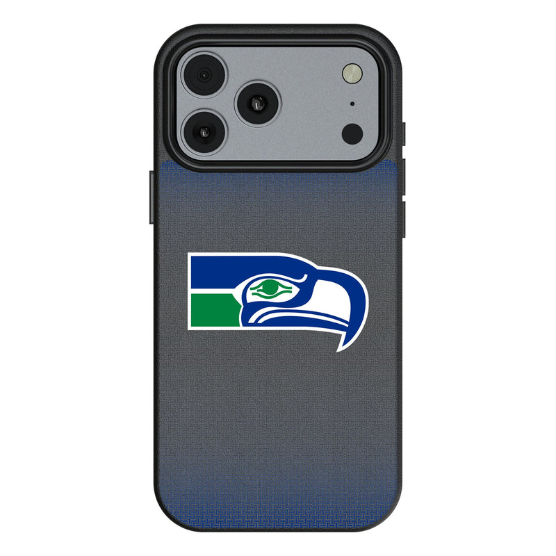 Seattle Seahawks Historic Collection Linen iPhone MagSafe Compatible Phone Case for Apple iPhone