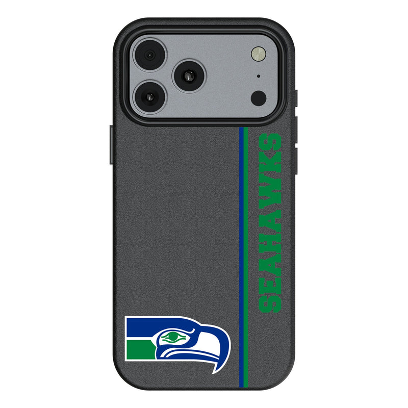 Seattle Seahawks Historic Collection Sidebar iPhone MagSafe Compatible Phone Case for Apple iPhone