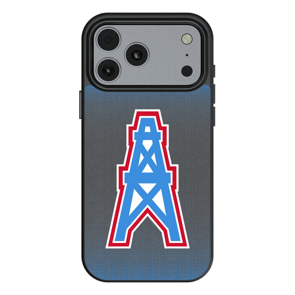 Houston Oilers Historic Collection Linen iPhone MagSafe Compatible Phone Case for Apple iPhone