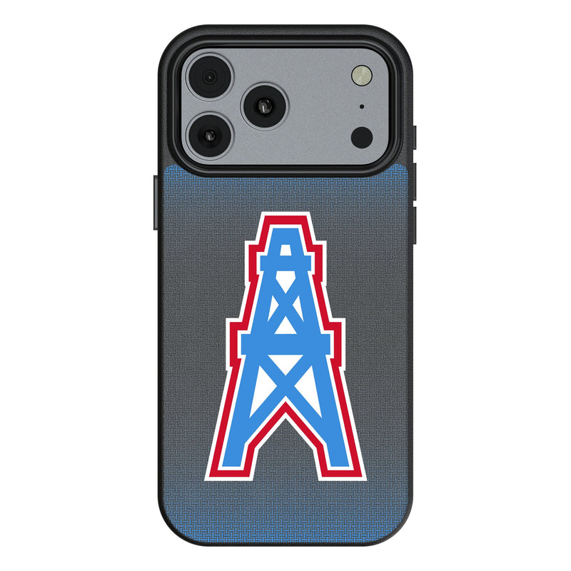 Houston Oilers Historic Collection Linen iPhone MagSafe Compatible Phone Case for Apple iPhone