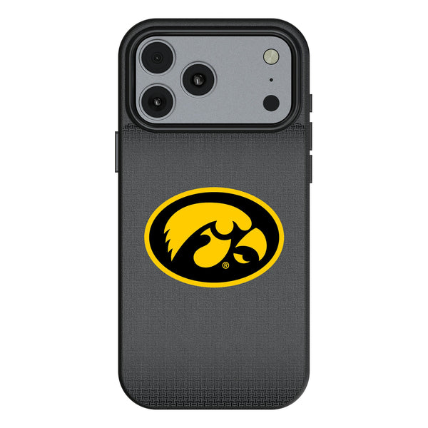 University of Iowa Hawkeyes Linen iPhone MagSafe Compatible Phone Case for Apple iPhone