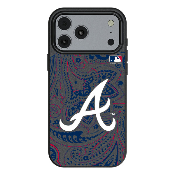 Atlanta Braves Paisley iPhone MagSafe Compatible Phone Case for Apple iPhone