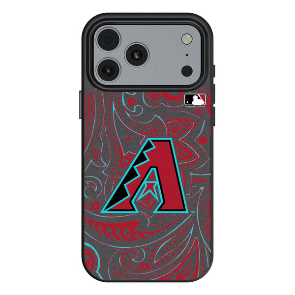 Arizona Diamondbacks Paisley iPhone MagSafe Compatible Phone Case for Apple iPhone