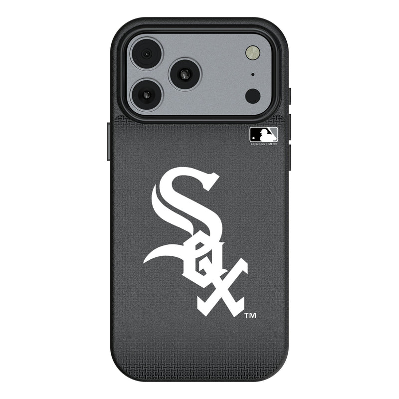 Chicago White Sox Linen iPhone MagSafe Compatible Phone Case for Apple iPhone