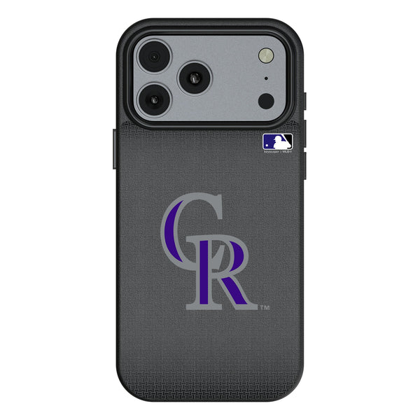 Colorado Rockies Linen iPhone MagSafe Compatible Phone Case for Apple iPhone