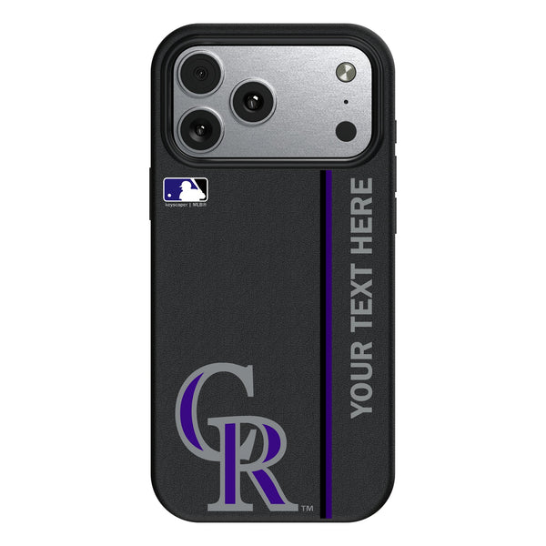 Colorado Rockies Personalized Sidebard iPhone MagSafe Compatible Phone Case for Apple iPhone
