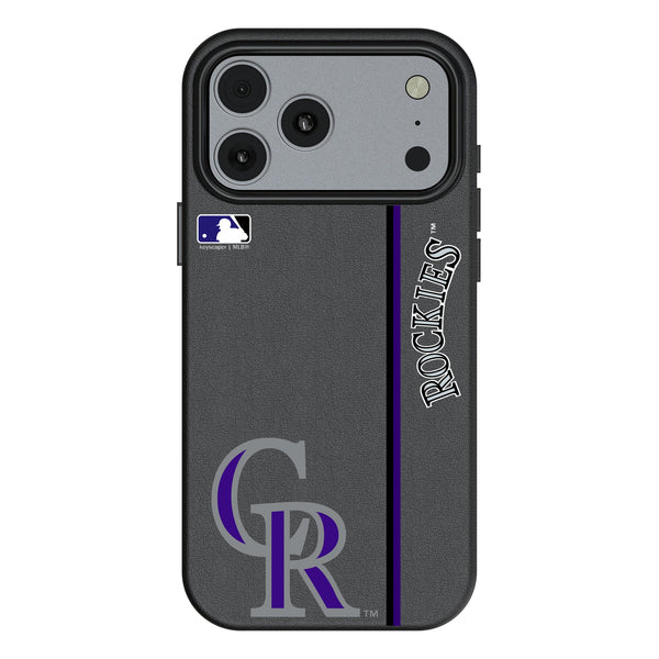 Colorado Rockies Sidebar iPhone MagSafe Compatible Phone Case for Apple iPhone