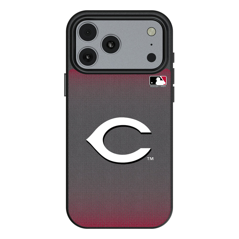 Cincinnati Reds Linen iPhone MagSafe Compatible Phone Case for Apple iPhone