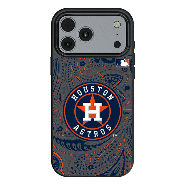 Houston Astros Paisley iPhone MagSafe Compatible Phone Case for Apple iPhone