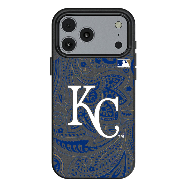 Kansas City Royals Paisley iPhone MagSafe Compatible Phone Case for Apple iPhone