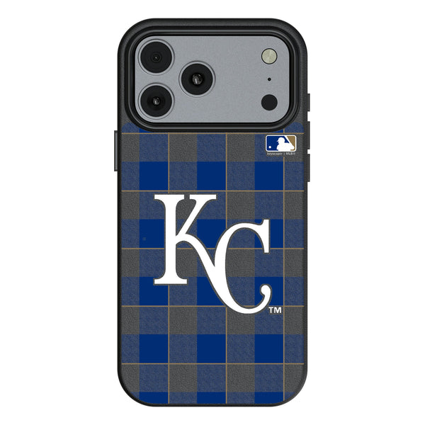 Kansas City Royals Plaid iPhone MagSafe Compatible Phone Case for Apple iPhone