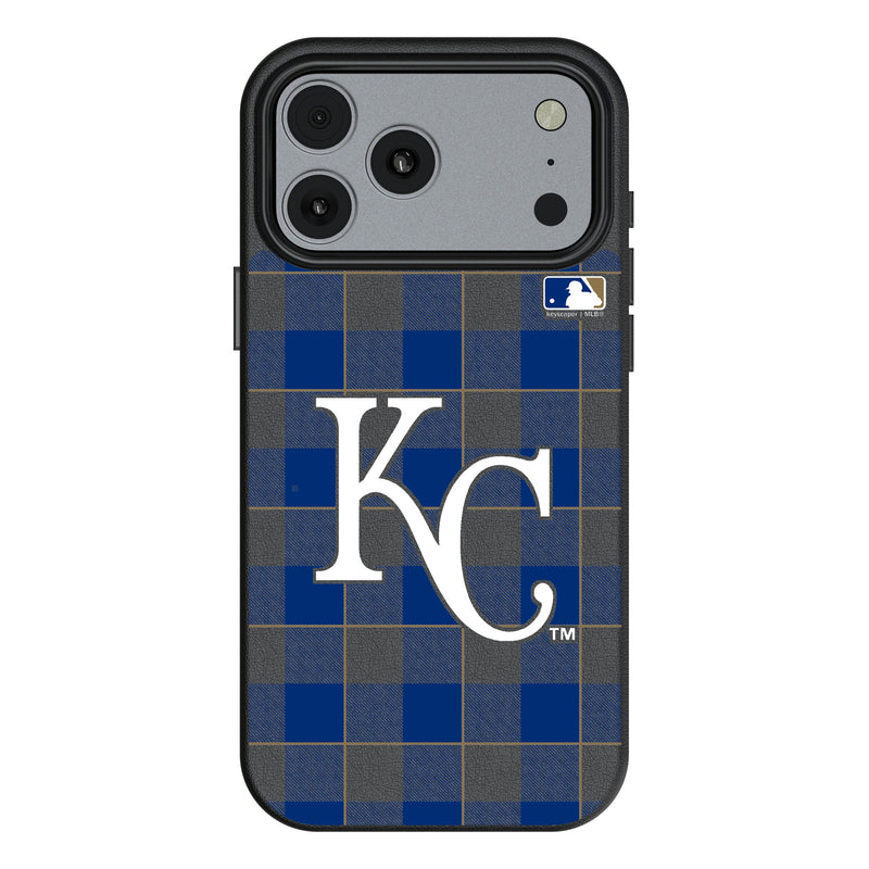 Kansas City Royals Plaid iPhone MagSafe Compatible Phone Case for Apple iPhone
