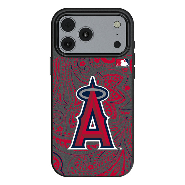 Los Angeles Angels Paisley iPhone MagSafe Compatible Phone Case for Apple iPhone