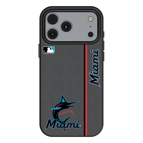 Miami Marlins Sidebar iPhone MagSafe Compatible Phone Case for Apple iPhone