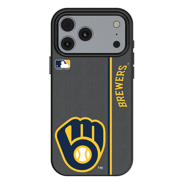 Milwaukee Brewers Sidebar iPhone MagSafe Compatible Phone Case for Apple iPhone