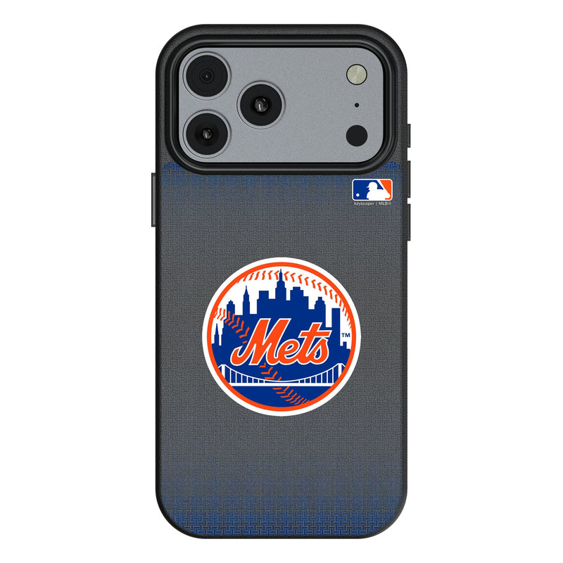 New York Mets Linen iPhone MagSafe Compatible Phone Case for Apple iPhone
