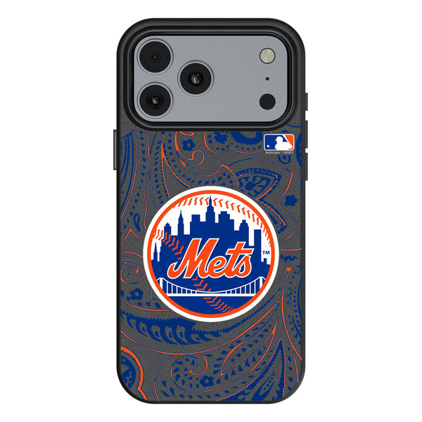 New York Mets Paisley iPhone MagSafe Compatible Phone Case for Apple iPhone