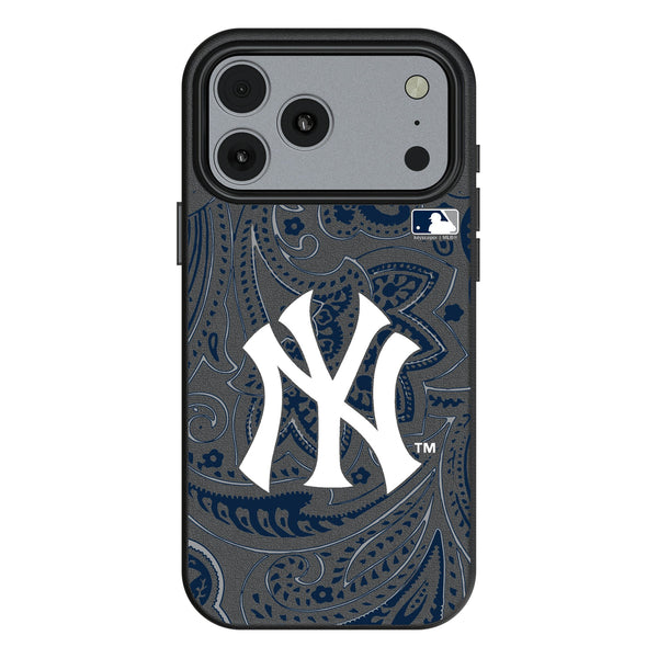 New York Yankees Paisley iPhone MagSafe Compatible Phone Case for Apple iPhone
