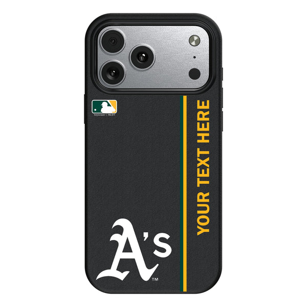 Oakland Athletics Personalized Sidebard iPhone MagSafe Compatible Phone Case for Apple iPhone