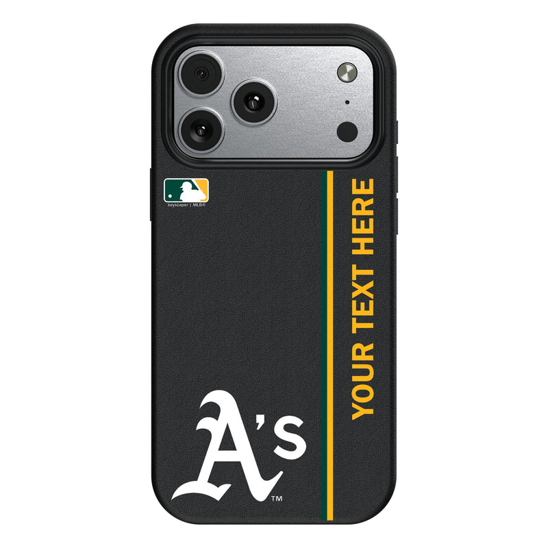 Oakland Athletics Personalized Sidebard iPhone MagSafe Compatible Phone Case for Apple iPhone